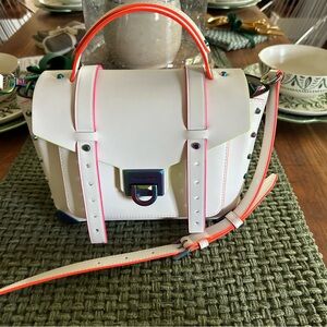 MICHAEL Michael Kors White and Red Mini Bag